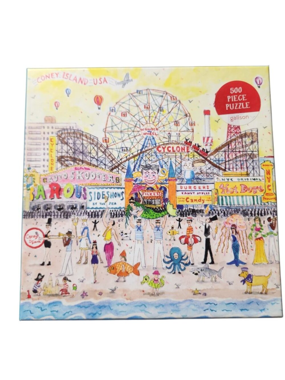 Michael Storrings Summer at the Amusement Park 500 Piece Puzzle